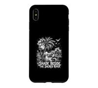 Shade Beside The Sacred River Palm Tree Scene Case for iPhone XS Max