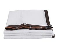 Shade Cloth 85% Sunblock for Plants Greenhouse Cover Fabric Net Mesh Tarp Sunshade Sunscreen UV Resistant Netting With Grommets for Garden Patio Lawn Outdoor,White 12-Pin (4mx6m/13.1ftx19.7ft)