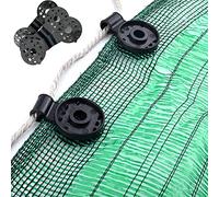Shade Cloth Heavy Duty Lock Grip, Shade Cloth Plastic Clips, Greenhouse Shade Cloth Fix Clamp, Tarp Clips Fence Fabric Clips for Garden Netting, Anti Bird Netting, Sun Shade Net (50 Pack)