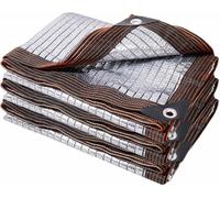 Shade Cloth With Edges And Holes,Pergola Shade Cover,Silver Heat Reflective Tarp,Aluminet Shade Cloth For Cars Greenhouse Plants Garden Chicken Coops Doghouse Lawn,Sun Reflective Tarp(2x3m/6.6x9.8ft)