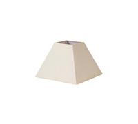 Shade - lampshade in poplin Fabric, Pyramid Format, Beige, Dimensions 30x13x22 cm, Ideal for E27 Lamps