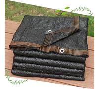 Shade Net with Grommets for Sun Protection, Lightweight Garden Awning, Windbreak Shade Sail, Ideal for Pergolas and Outdoor Spaces, Black, 2.5m x 7m