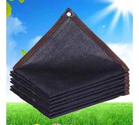 Shade Netting Thicken Hdpe Shade Cloth Fabric Multifunctional Shade Sail Outdoor Shade Net Tarp for Greenhouses Courtyards and Flowers Plantsblack-6x6m