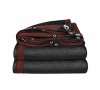 Shade Netting UV-Resistant Black Cloth with Eyelets 70% Light Blocking for Greenhouses and Outdoor Sunshade Water-Permeable