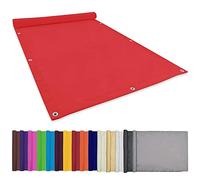 Shade Sails Waterproof Polyester UV 1.6x3M Canopy 95% Uv Block Water Resistant Heavy Duty Sun Shade Sail Sun Shade Sail with Free Rope For Outdoor Garden Patio Party Backyard, Red, 22073