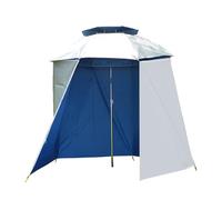 Shade Umbrella - Outdoor Fishing Shelter, Waterproof Sunshade Parasol | Half Round UV-Blocking Canopy Tent, Portable Rain Cover, Foldable Windproof Screen Accessory, Lightweight Sun Guard