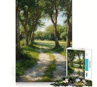 Shaded Path 1000 Piece Jigsaw Puzzles for Adults Memory Boost Family Joy Pattern Assembly Santa Wish Pick 50x75cm