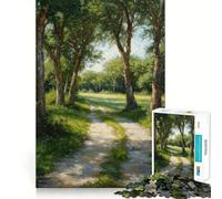 Shaded Path Jigsaw Puzzles for Adults 1000 Pieces Strengthen Recall Soothing Fun Quality Edge Lovely Present 38x52cm