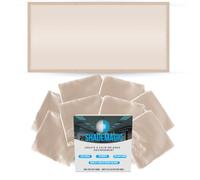 ShadeMAGIC Fluorescent Light Filter Covers - Diffuser Pack; Eliminate Harsh Glare That Causes Eyestrain and Head Strain The The Classroom or at Office. (2)