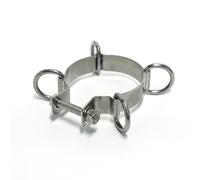 ShadeMart D Ring Clamp for Rectangle Sun Shade Sail Pole, Stainless Steel, Adjustable Mounting - Easy Installation, for Light String Pole, Sign Post, Fence Post Accessories