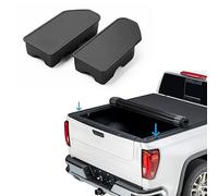 Shademax Stake Pocket Covers Custom Fit for 2019-2023 2024 GMC Sierra and Chevrolet Silverado Truck Bed Rail Hole Plugs Stake Pocket Caps Cover (Set of 2)