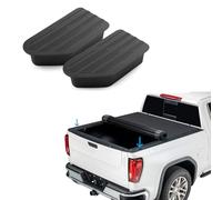 Shademax Stake Pocket Covers Custom Fit for 2019-2024 GMC Sierra and Chevy Silverado Accessories Truck Bed Rail Hole Plugs Stake Pocket Caps Cover (Set of 2)