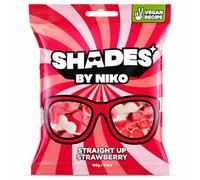 Shades by Niko Straight Up Strawberry Flavour Sweets 150g