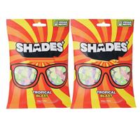 Shades By Niko Tropical Blast 150g 2 BAGS (2pack) Gluten free Vegan Sweets