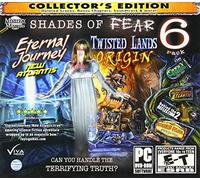 SHADES OF FEAR Hidden Object 6 PACK Collector's Edition ~ Includes: Twisted Lands Origin + Eternal Journey New Atlantis + Oddly Enough Pied Piper + Weird Park Broken Tunes + Behind the Reflection 2 + Atlantis Ancient Inventors