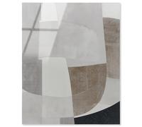 Shades of Grey III Acrylic Print Abstract Wall Decor by Art Remedy, Ready to Hang, 20 x 24