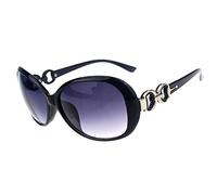Shades Oversized Eyewear Sunglasses Womens Polarised Retro Designer Ladies Sun Glasses Big Frame Oversized Shades for Eyewear Shopping BeachOutdoor Party Driving Fishing Running,Shining Black&Grey