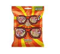 Shades Tropical, Original & Strawberry Flavoured Sugar-Coated Foam Gums - Vegan & Halal - Sunglasses Shaped Jelly Sweets- Perfect Kids Treat (03 Bags, Tropical)