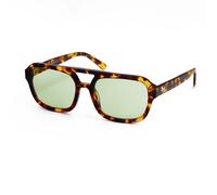 Shadespace Andromeda Palm Green Sunglasses SS044 - Unisex Brown 145mm x 55mm x 19mm