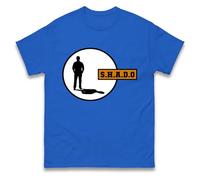 Shado T-Shirt, Mens Retro, UFO Sci Fi Gerry Anderson TV Show, UFO TV Show T-Shirt Royal