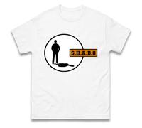 Shado T-Shirt, Mens Retro, UFO Sci Fi Gerry Anderson TV Show, UFO TV Show T-Shirt White