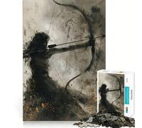 Shadow Archers Focus Jigsaw Puzzles for Teenagers 1000 Pieces Mind Puzzle Peaceful Fun Art Assembly Lovely Gift 38x26cm