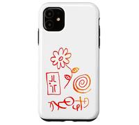 Shadow Awakening Surreal Hand Drawn Symbols T Shirt Case for iPhone 11