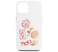 Shadow Awakening Surreal Hand Drawn Symbols T Shirt Case for iPhone 13