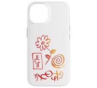 Shadow Awakening Surreal Hand Drawn Symbols T Shirt Case for iPhone 14