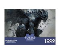 Shadow BatMonumental Jigsaw Puzzles for Adults Featuring 1000 Advanced, Notoriously Difficult Challenging Puzzle Educational Game Pieces - Designed As The Most Memorable Gift Jigsaw Puzzles for Adult