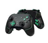 SHADOW BOOLT Controller Grips for FLYDIGI Controller - Anti-Slip, Multi-Texture, Sweat-Absorbing, Pre-Cut Grip Tape Set (Black & Green, Compatible with Razer Wolverine V3)