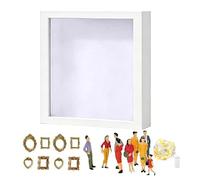 Shadow Box Photo Frame - Family Display Case, Memory Museum Shadow Box for Travel | Birthday, Wedding, Graduation, Housewarming, Holiday, Retirement | Keepsake Presentation Frame