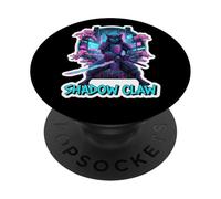 Shadow Claw Steampunk Samurai Cat Owner Lover Ninja Japan PopSockets Adhesive PopGrip