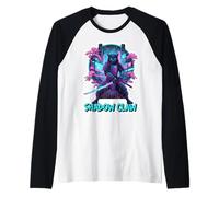 Shadow Claw Steampunk Samurai Cat Owner Lover Ninja Japan Raglan Baseball Tee