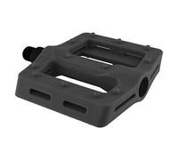 Shadow Conspiracy Surface Plastic BMX Pedals - Wide Slim Platform (105mm x 100mm), 12 Molded Pins per Side, Nylon Composite Body, 4140 Chromoly Spindle, Micro Knurling Grip