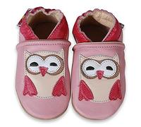 SHADOW DANCE UK 0-6 Months 26-The Owl Baby Leather Shoes Soft Sole Girl Boys Toddler Infant Walking First pram Gift New Born (26-TheOwl, 0_months)