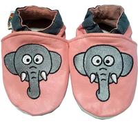 SHADOW DANCE UK 12-18 Months Baby Elephant Face Baby Leather Shoes Soft Sole Girl Boys Toddler Infant Walking First pram Gift New Born (Baby Elephant Face, 12-18 Months)