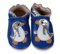 SHADOW DANCE UK 6-12 Months Baby Shoes Penguin Leather Soft Sole Girl Boys Toddler Infant Walking First pram Gift New Born (16-BabyPenguin, 6_months)