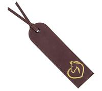 SHADOW DANCE UK Genuine Leather Bookmark Handmade for Women and Men - High Quality - Soft to Touch - Ideal for Gift to Bookworms and Readers (Love Horses)