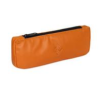 SHADOW DANCE UK Leather Pencil Case Clutch Art School Genuine Black (Scribe Case, Tan)