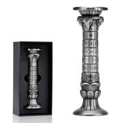 Shadow Dice - World’s 1st Candlestick Dice Set 7-in-1 Magnetic Spinner Dice with Precision Bearing Unique TTRPG Dice for Roleplaying Games DM Gift Tabletop Gaming Decor (Sliver)