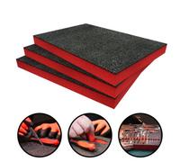 Shadow Foam Cut And Peel Tool Box Organiser - Value Pack (600 X 420mm) - Red 50mm Pack Of 3