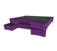 Shadow Foam Dewalt Deep Pro Organiser Foam Insert (Purple 50mm)