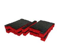 Shadow Foam Dewalt Toughsystem 2.0 Ds100 Organiser Foam Inserts (Red 50mm)