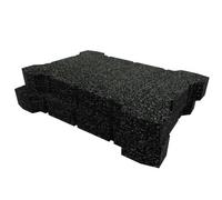 Shadow Foam Dewalt Toughsystem 2.0 Tray Foam Inserts Cut And Peel Foam (Black 50mm)