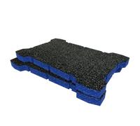 Shadow Foam Dewalt Toughsystem 2.0 Tray Foam Inserts Cut And Peel Foam (Blue 30mm)