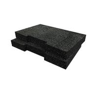 Shadow Foam Dewalt Toughsystem Drawers Foam Insert Cut And Peel Foam (Black 50mm)