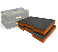 Shadow Foam Easy Peel - Foam Inserts for DeWalt ToughSystem Drawers [Orange 50mm Twin Pack] for Tool Organisation, Kaizen, 5s, Tool Storage & Storage Boxes