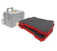 Shadow Foam Easy Peel - Foam Inserts for the Ridgid Pro Mobile Tool Cart [Red 50mm Twin Pack] Perfect Inserts for the Ridgid Pro Tool Cart - Part of the Ridgid Pro Modular System