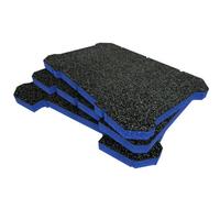 Shadow Foam Flex Stack Pack 3 Piece Storage System Inserts (Blue 30mm)